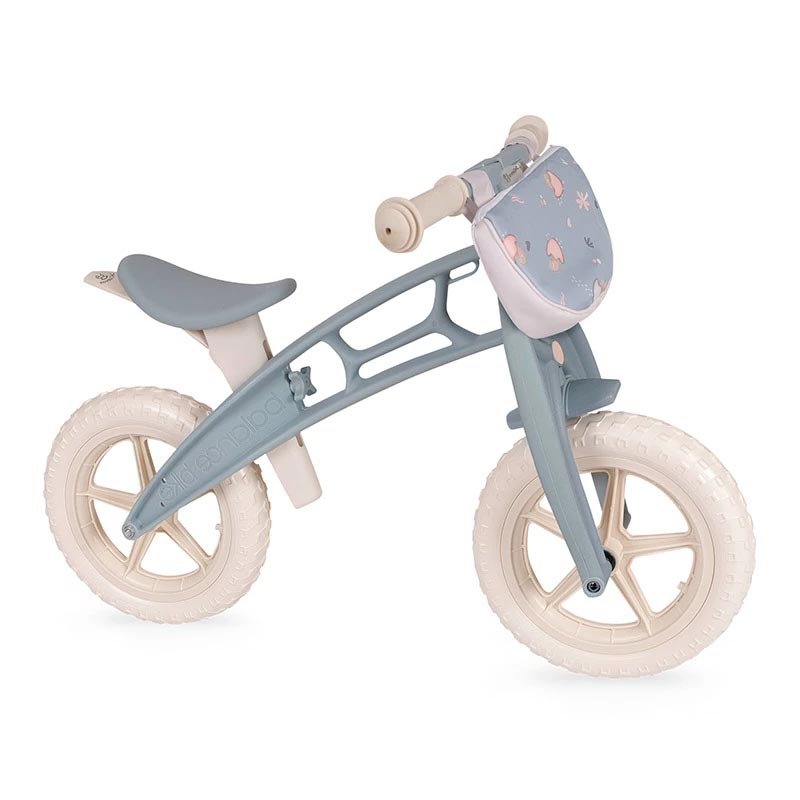 Bicicleta sin pedales Coco con bolso