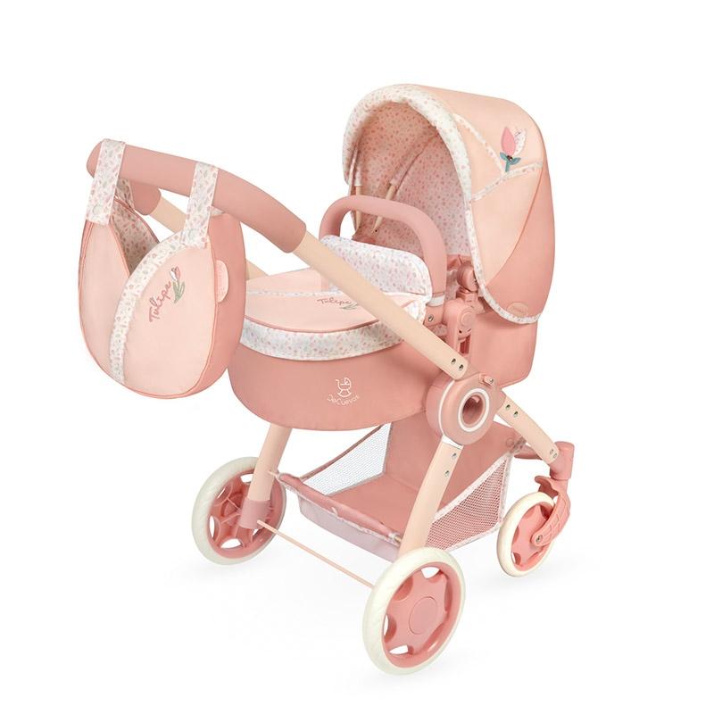 Coche de muñeca 3x1 plegable Tulipe