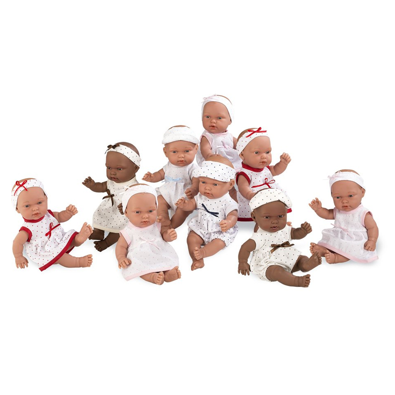 Muñeca bebé Elegance pillines 26 cm 9 modelos