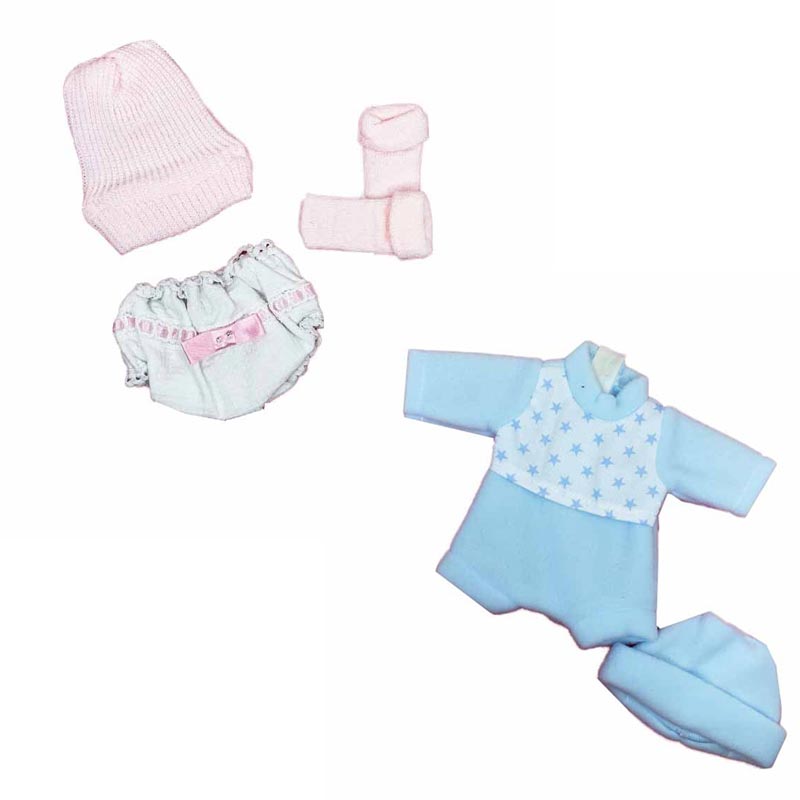 Ropita Elegance para muñeca bebé de 26 cm