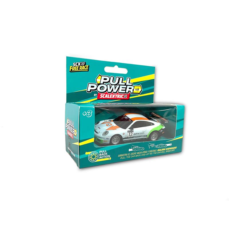 SCX coche Pull Power 1:43 Porsche 911 GT3