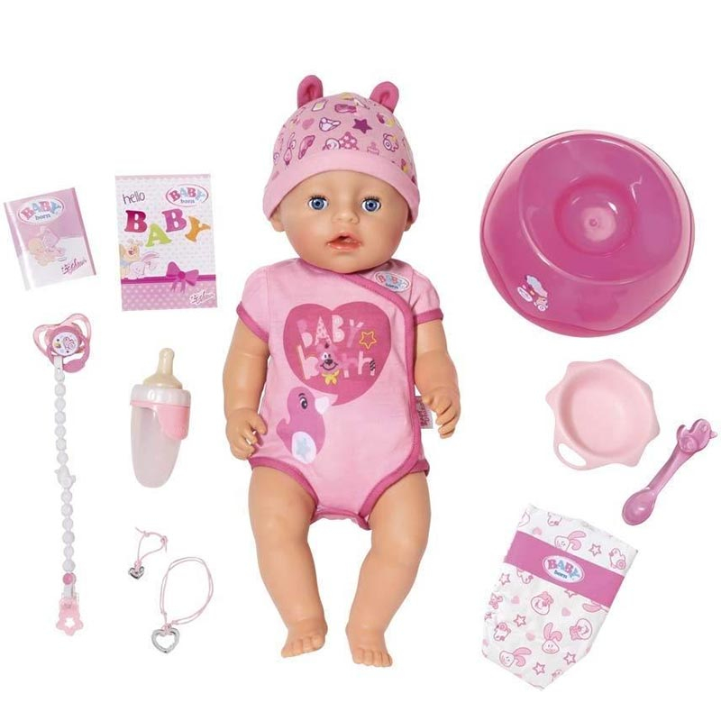 Comprar Muñeca Baby Born bebé niña interactiva 43 cm de Zapf. +3 Anos