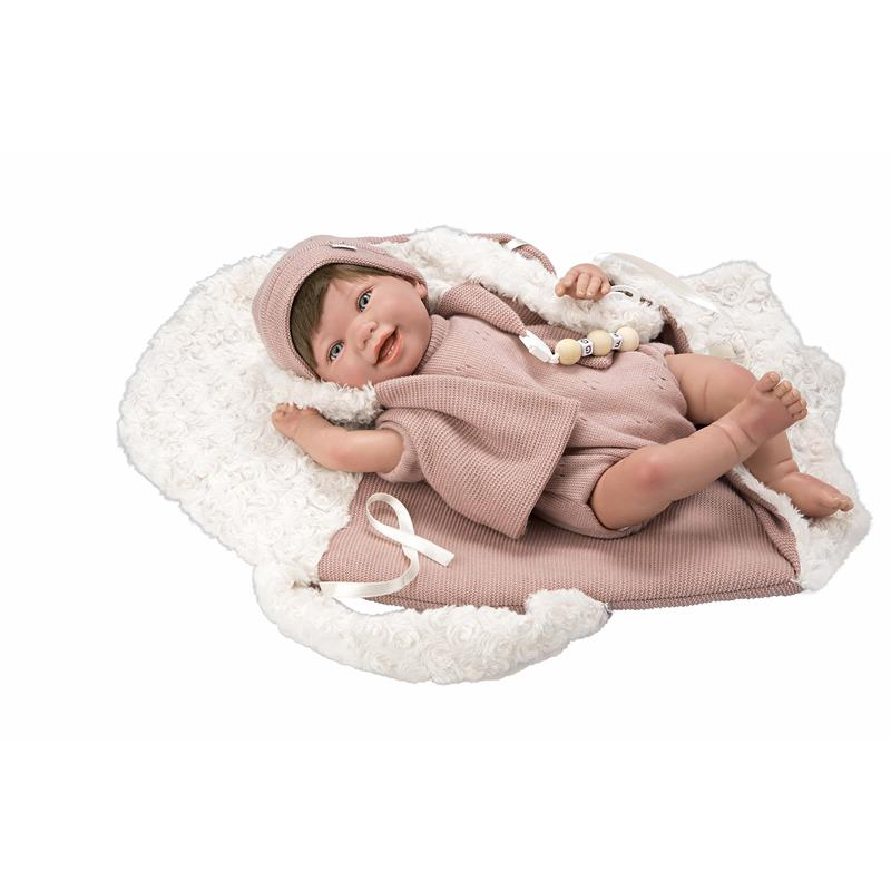 Bebé Reborn 45 cm Gimena con bolsa de bebé