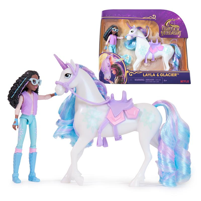 Academia unicornio muñeca Layla y Glacier