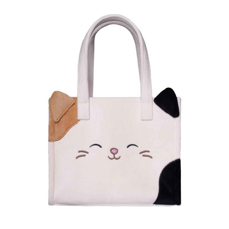 Bolso Squishmallows Cameron gato beige