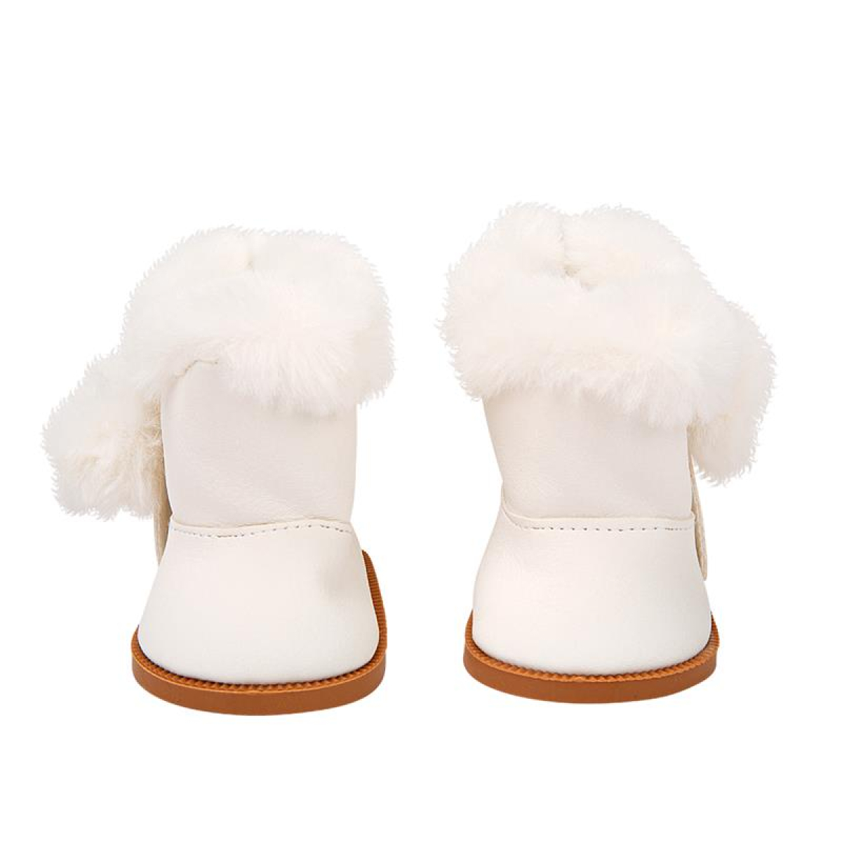 Botas Fabrica De Zapatos Simba Botas Blancas Con Pelo Para Muñecos