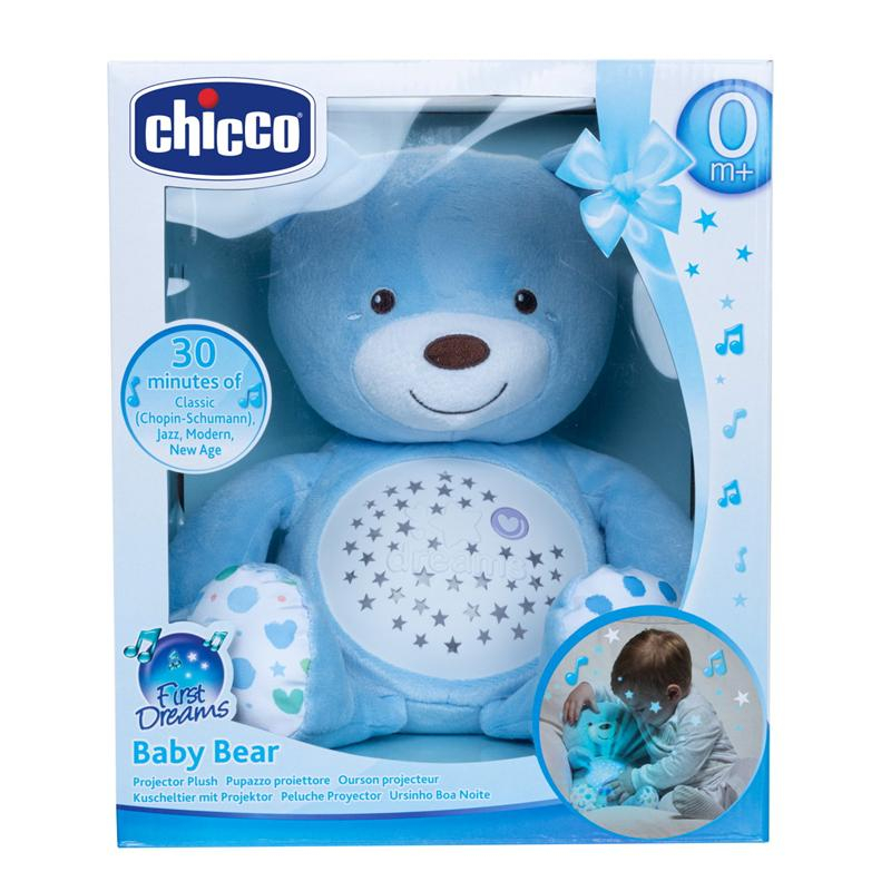 Chicco proyector osito baby bear azul