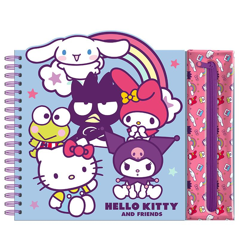 Cuaderno de actividades con estuche Hello Kitty