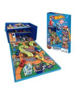 Hot wheels caja organizadora coches con pista