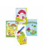 Libro para colorear con agua de hada