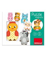 Puzzle Magnetico intercambiable figura granja