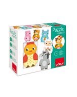 Puzzle Magnetico intercambiable figura granja