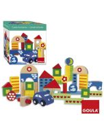 Juego de construcción infantil de madera