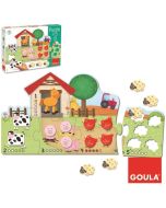 Puzzle de madera la granja del 1 al 5