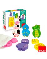 Puzzle madera magnético intercambiable figura anim