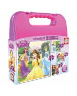 Educa puzzle maleta progressivo princesas disney