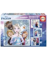 Educa puzzle progresivos Frozen 12-16-20-25