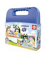Educa puzzle 2x48 Bluey en maleta