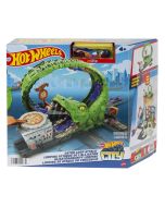 Pista Hot Wheels City ataque del cocodrilo