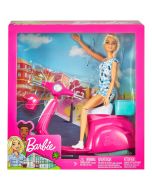 Barbie y moto scooter