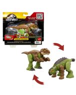 Jurassic World dino Tyrannosaurus a Ankylosaurus
