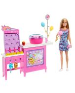 Barbie puesto de algodón de azúcar