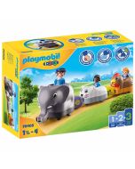 Playmobil 1.2.3 mi tren de animales