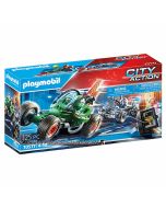 Playmobil City Action kart y ladrón de caja fuerte