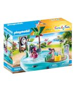 Playmobil Family Fun Piscina con rociador de agua