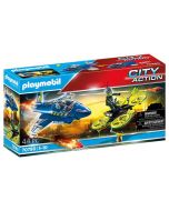 Playmobil City Action Policía Avión persecución
