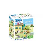 Playmobil Junior aventura en la granja con tractor