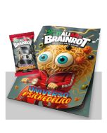 Álbum y sobre 7 cartas coleccionables Brainrot