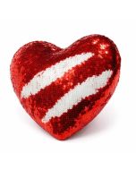 Peluche Cojín corazón de lentejuelas