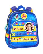 Mochila escolar Soy Luna Azul 37cm