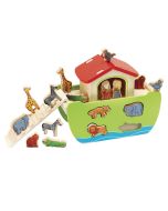 Arca de animales apilables de madera Eichhorn