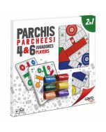 Tablero parchis 4 y 6 jugadores