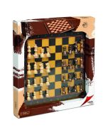 Ajedrez más figuras de madera