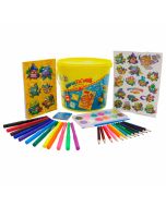 Superzings estuche de pintura 46 piezas en cubo