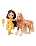 Princesas Disney muñeca Belle 15 cm con Phillippe