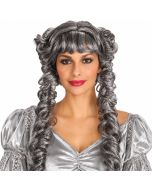 Peluca larga novia fantasma mujer adulto