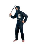 Disfraz Ninja Negro Adulto T/U
