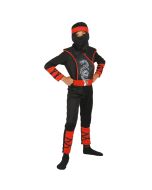Disfraz Ninja dragón Infantil rojo