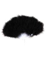 Abanico Plumas Negras