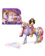 Academia unicornio muñeca Sophia y Wildstar luces