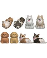 Shokugan figuras sorpresa Mocchiri Kororin perros