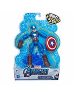 Avengers bend and flex figura Capitán América 15cm