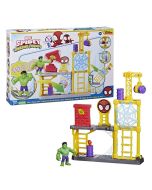 Spidey and friends parque de bomberos de Hulk