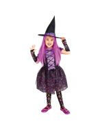 Disfraz bruja moonlight lila infantil