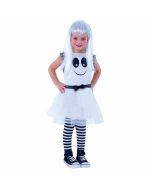Disfraz fantasma ojos móviles infantil