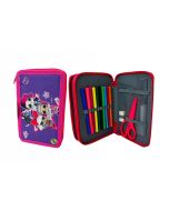Estuche escolar doble lleno LOL jeans